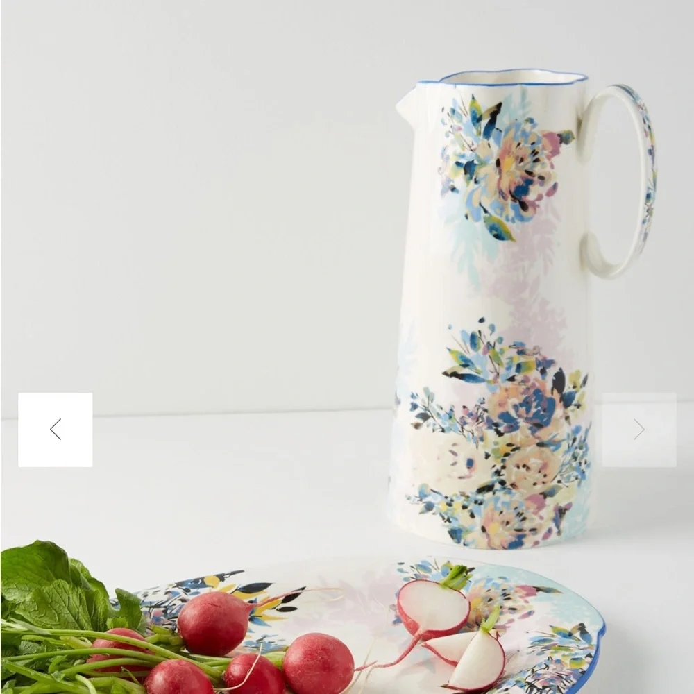 Anthropologie Gardenshire Pitcher